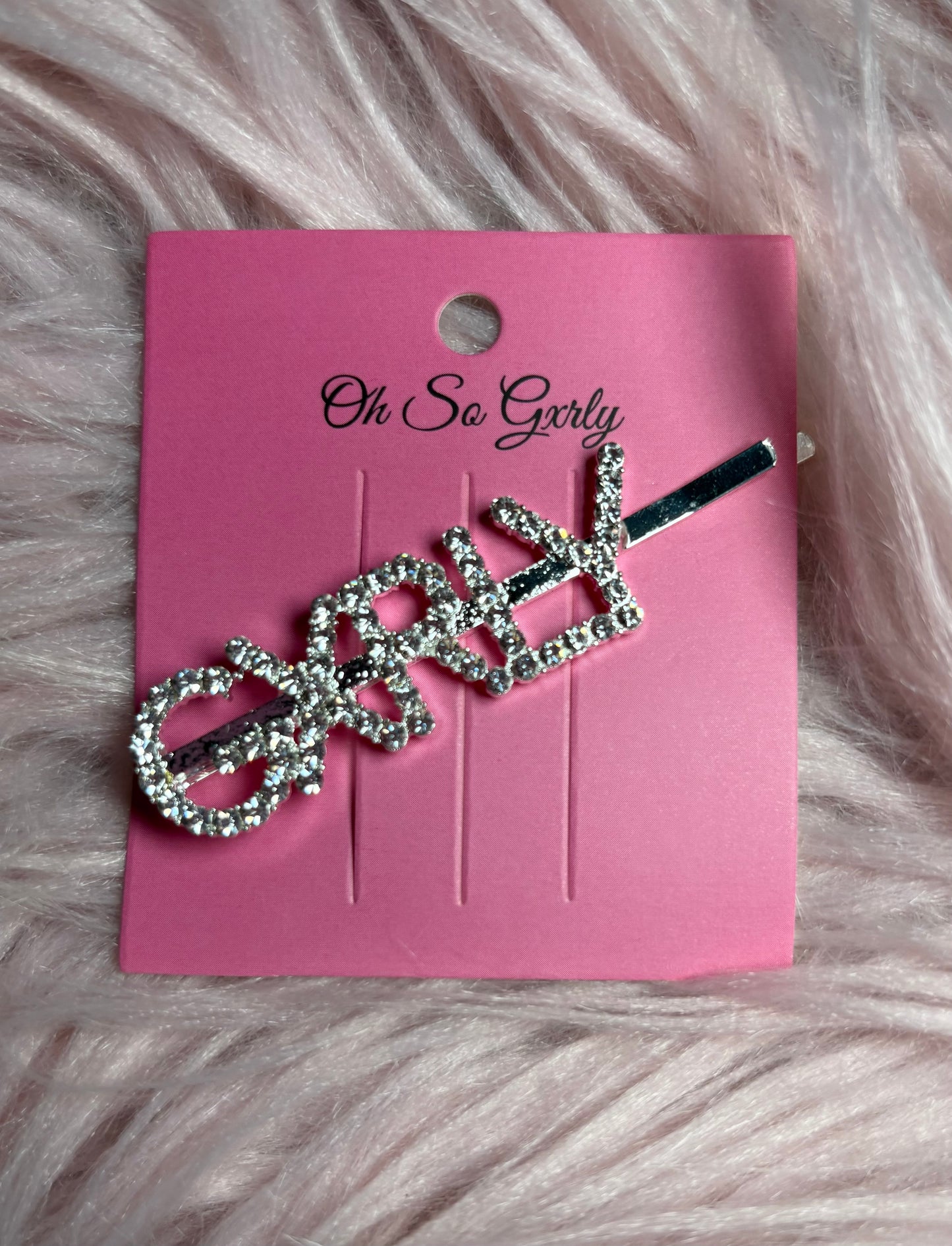 Rhinestone Hairpin